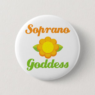 Soprano Goddess 2 Inch Round Button
