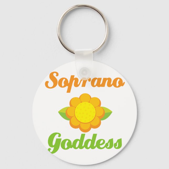 Soprano Goddess Keychain (Front)