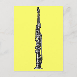 Soprano Sax Postcard