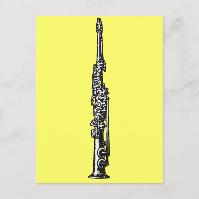 Soprano Sax Postcard (Front)