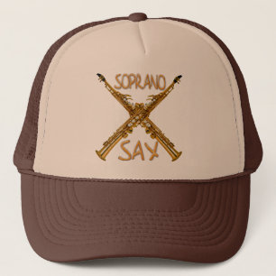 Soprano Sax Trucker Hat