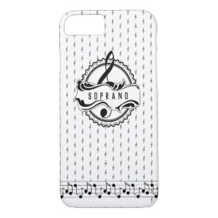 Soprano Singer Musical Note Phone Case