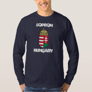 Sopron, Hungary with coat of arms T-Shirt