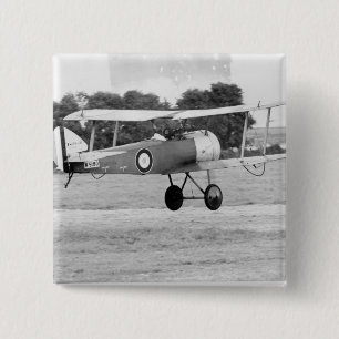 Sopwith Aircraft Taking Off 2 Inch Square Button