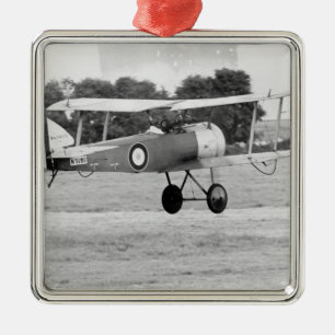 Sopwith Aircraft Taking Off Metal Ornament
