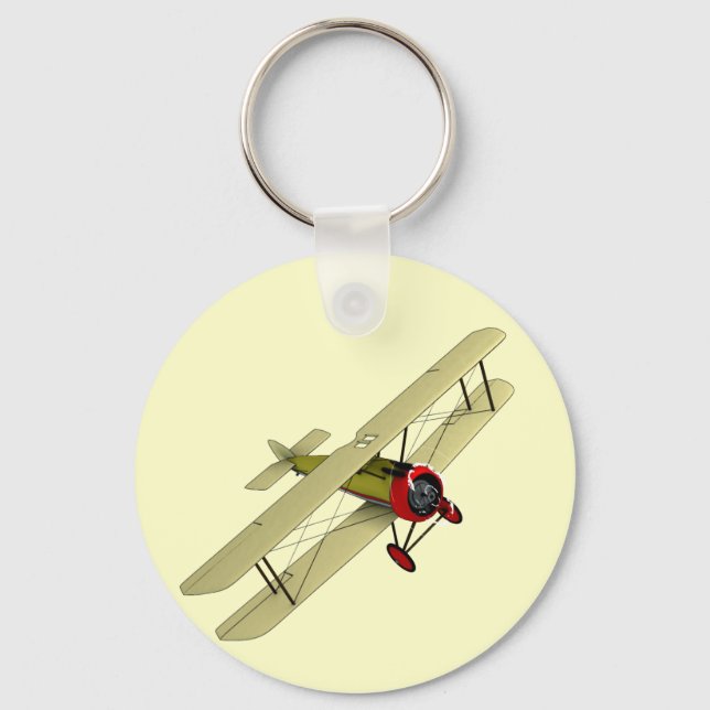 Sopwith Camel Biplane Keychain (Front)
