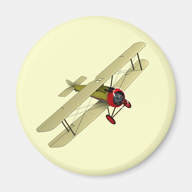 Sopwith Camel Biplane Magnet (Front)