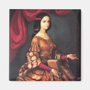 Sor Juana a los 15 años J. Sánchez Fine Art Magnet