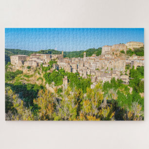 Sorano, Tuscany, Italy landscape Jigsaw Puzzle
