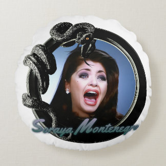 Soraya Montenegro, Mexican telenovela Round Pillow