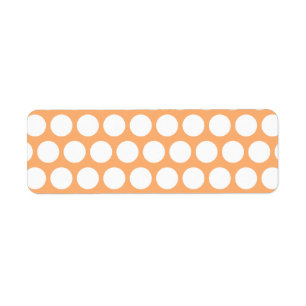 Sorbet orange et pois blancs