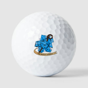 Sorcerer Dice Design Golf Balls