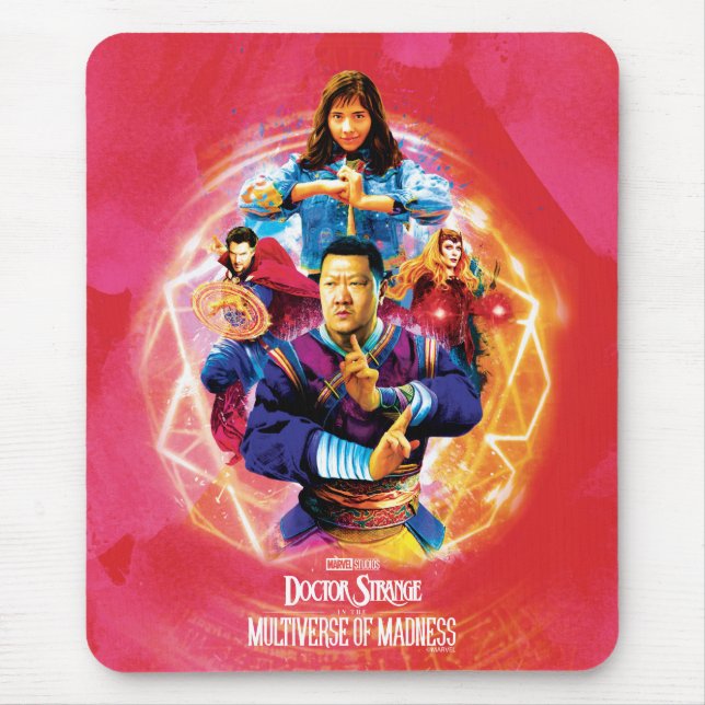 Sorcerer Supreme & Allies Mystic Graphic Mouse Pad (Front)