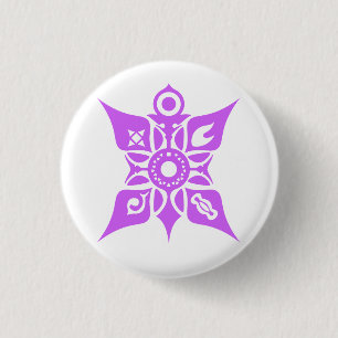 Sorcerer Warlock Wizard Spiritmaster DnD 1 Inch Round Button