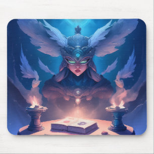 Sorceress  Getting Ready To Cast Spell Mouse Pad