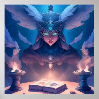 Sorceress  Getting Ready To Cast Spell