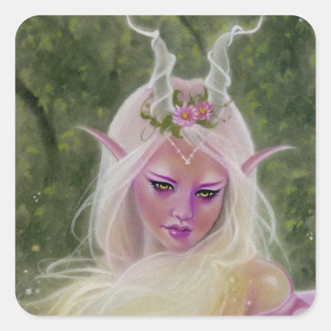 Sorceress of light magic sticker (Front)