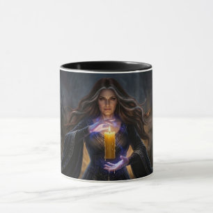 Sorceress of the Arcane Candle Mug