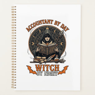 Sorcière de jour de comptable nuit de Halloween li