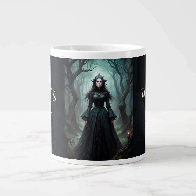 Sorcière de la forêt gothique - Mug de la sorcière (Devant)