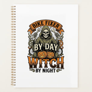 Sorcière de réparation de vélo Vintage Halloween M