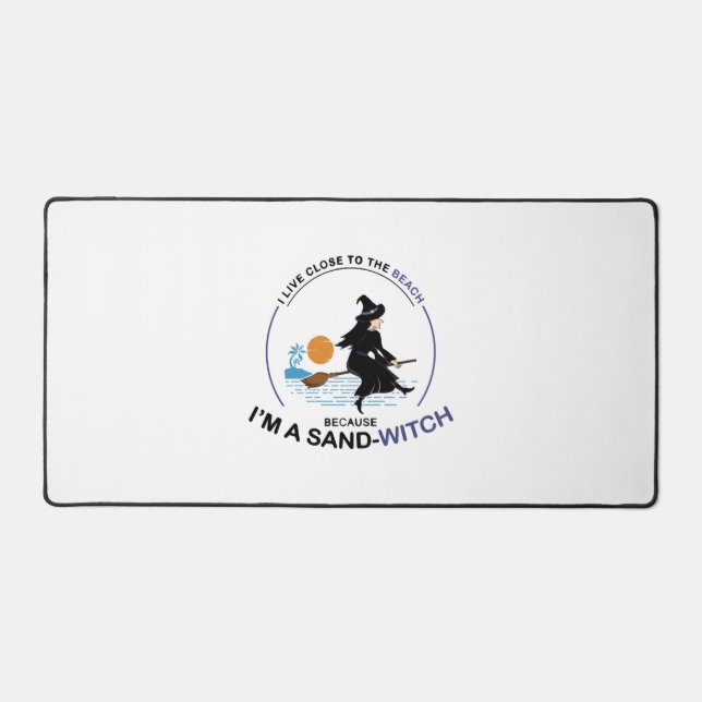 Sorcière de sable de plage pour la fête d'Hallowee (Recto)