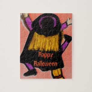 SORCIÈRE D'HALLOWEEN ÉCRASÉE puzzle