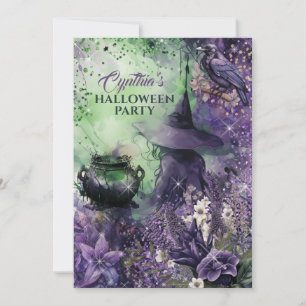 Sorcière Halloween Fête Invitation