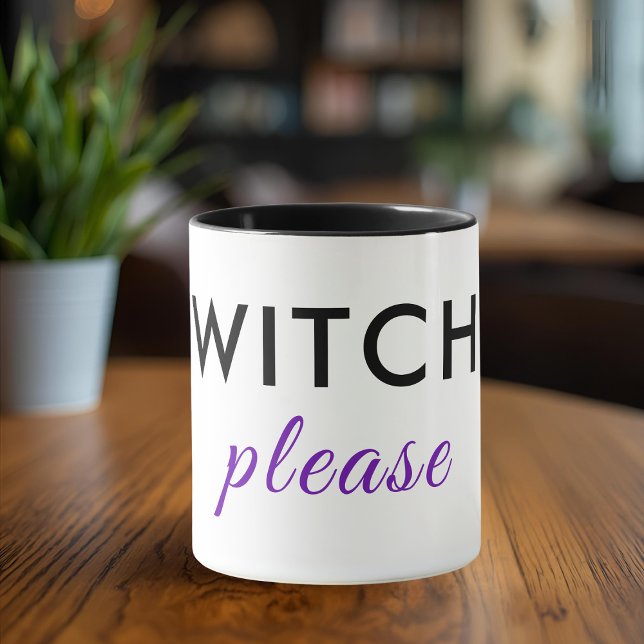 Sorcière moderne Please Halloween Mug - Minimal Ch (Créateur téléchargé)