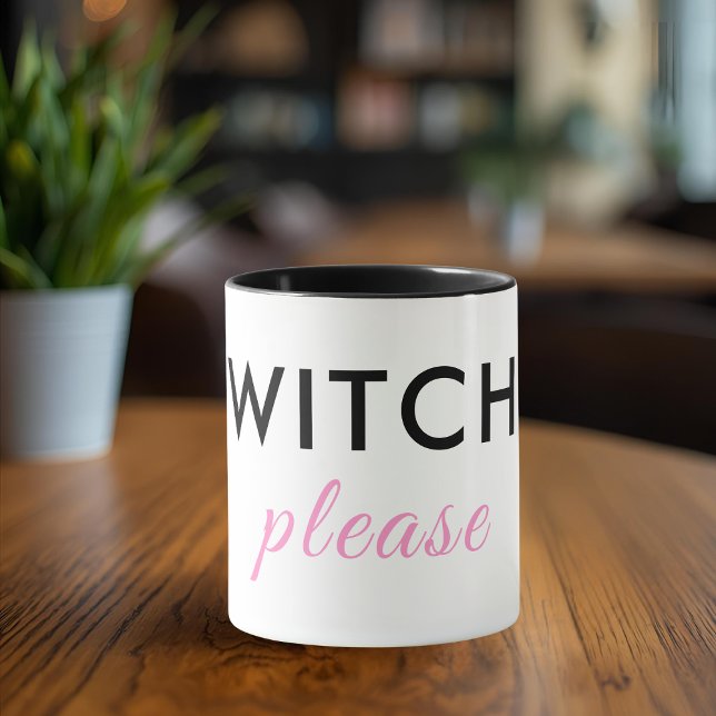 Sorcière moderne Please Halloween Mug - Minimal Ch (Créateur téléchargé)