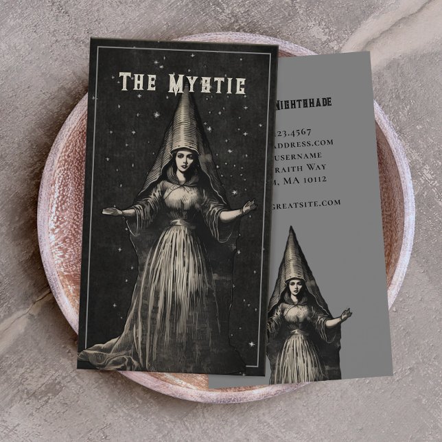 Sorcière ou Carte de visite mystique (Créateur téléchargé)