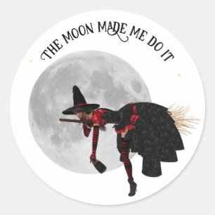 Sorcière Tipsy Sur Les Stickers De Balles Volantes