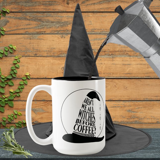 Sorcières avant café - Mugs d'Halloween (Witches Before Coffee Mug)