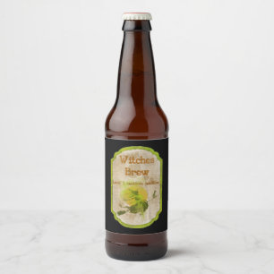 Sorcières brasser Halloween Bières Étiquettes