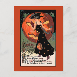 Sorcières Danse Halloween Carte de voeux