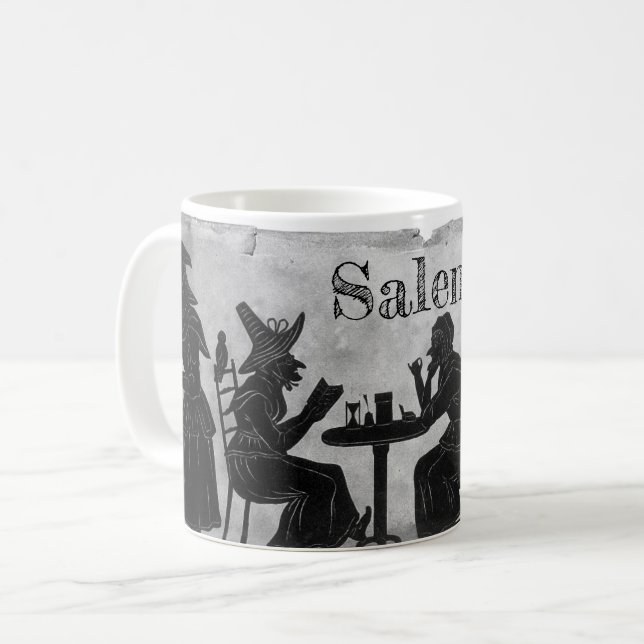 Sorcières de Salem cuisant et brassant la tasse de (Devant gauche)
