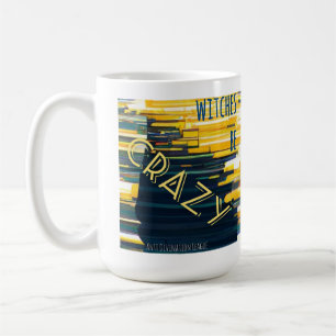 Sorcières être fou (jaune) mug