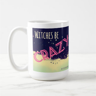 Sorcières être fou (rose) mug