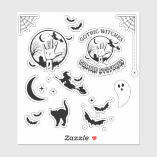 Sorcières gothiques Stickers Sticker Coutouts