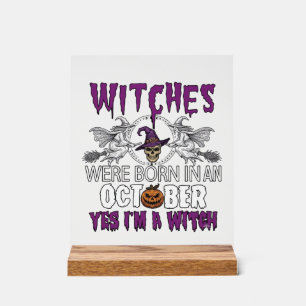 Sorcières Octobre Halloween Crâne Chapeau de Sorci