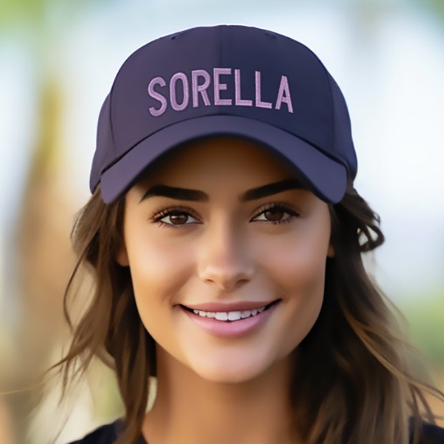 Sorella (Soeur) Casquette brodé personnalisé (Sorella (Italian for "Sister")
Embroidered Baseball Cap)