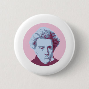 Soren Kierkegaard 2 Inch Round Button