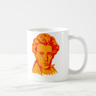 Soren Kierkegaard philosophy existentialist portra Coffee Mug