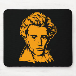 Soren Kierkegaard philosophy existentialist portra Mouse Pad