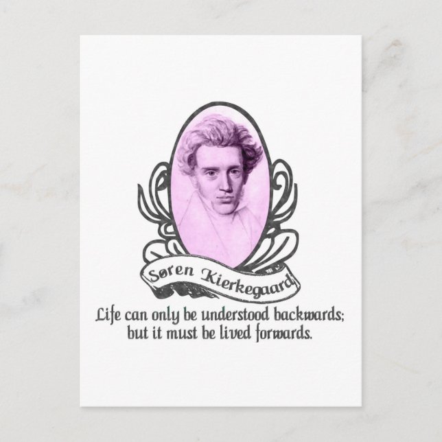 Søren Kierkegaard Postcard (Front)