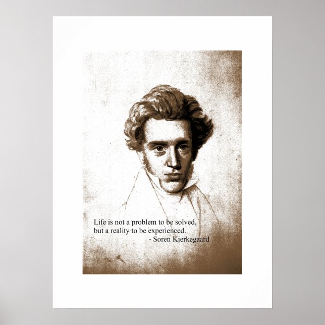 Søren Kierkegaard - Poster - Philosophie (Devant)