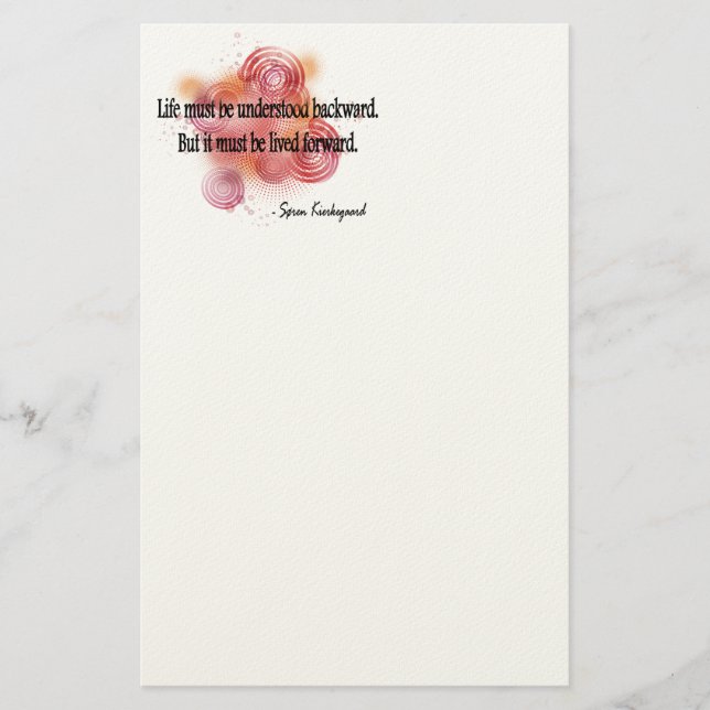 Soren Kierkegaard Stationery (Front)