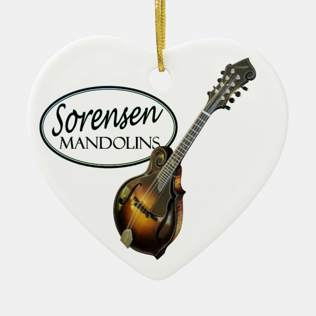 Sorensen Mandolins Christmas Ornament (Front)