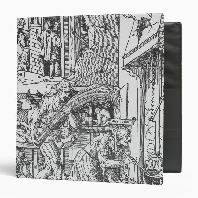 Sorgheloos Carrying a Sheaf, 1541 Binder (Front/Inside)