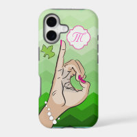 Sorority Life pink and green